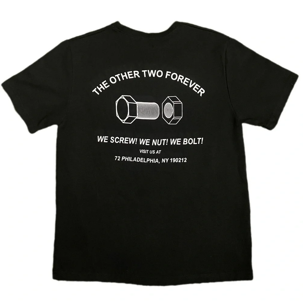 KOREAN BOLT & NUT HEAVY QUALITY CREW NECK T-SHIRT FOR MEN’S & WOMEN’S - Picture 1 of 5